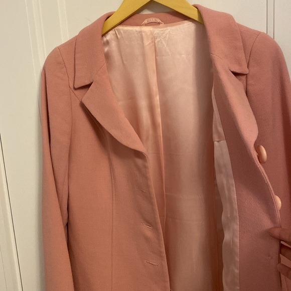 Long Dress Coat - Hobbs UK - Pink - Picture 5 of 5